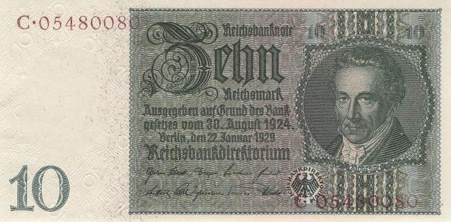 10 Mark 1929 C ro.173c